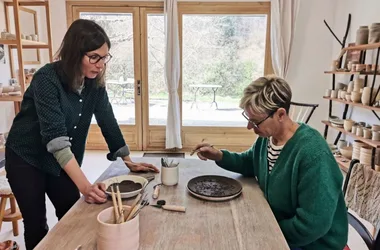 Cours de modelage avec Valérie à l’atelier